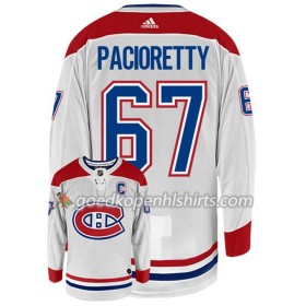 Montreal Canadiens MAX PACIORETTY 67 Adidas Wit Authentic Shirt - Mannen